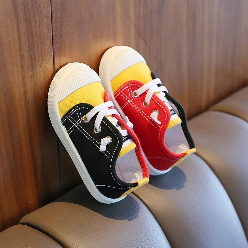 Boys Canvas Shoes Sneakers Girls Tennis Shoes