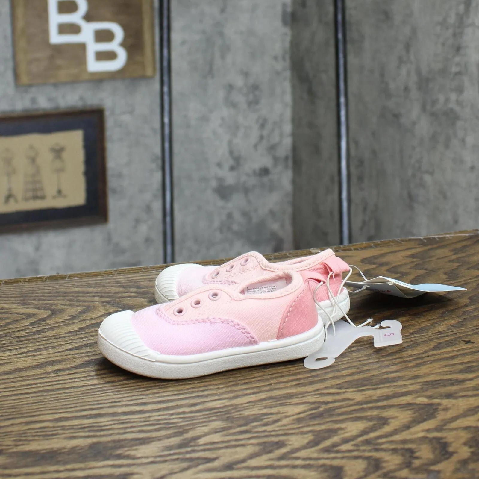 Cat & Jack Toddler Girls Rory Colorblock Slip-On Sneakers 84968163 Pink 5T