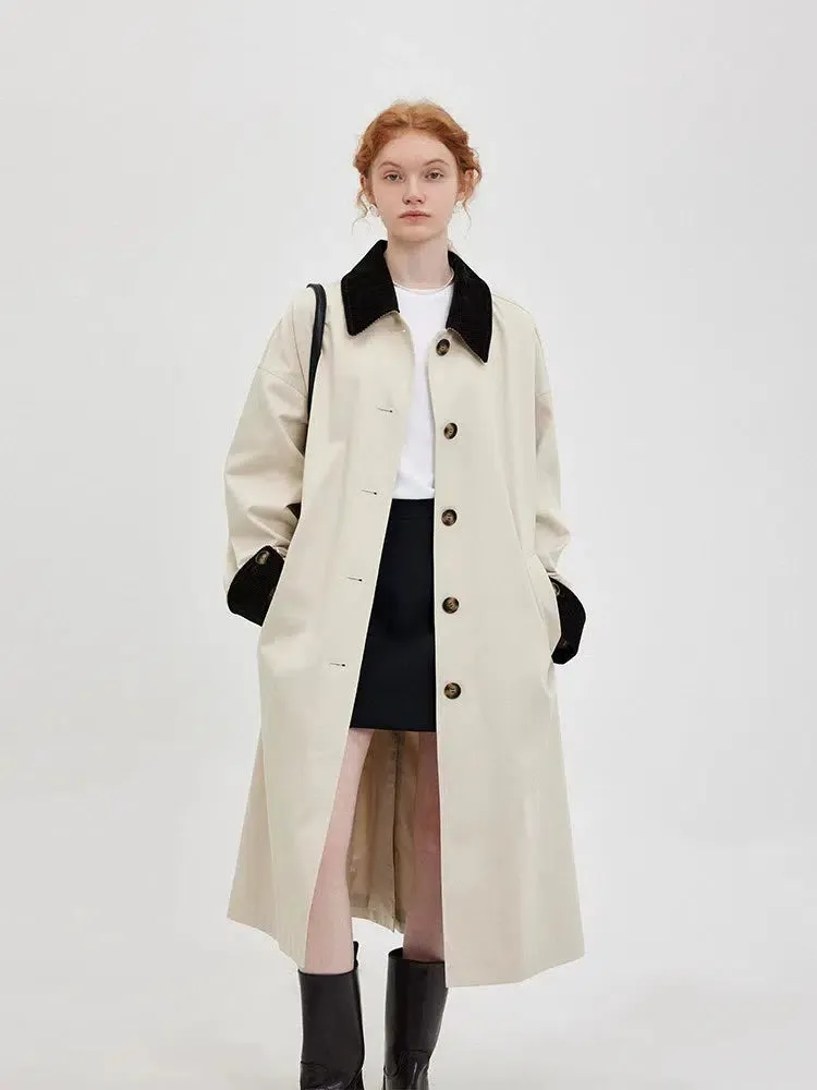 Classic Double-Breasted Trench Coat