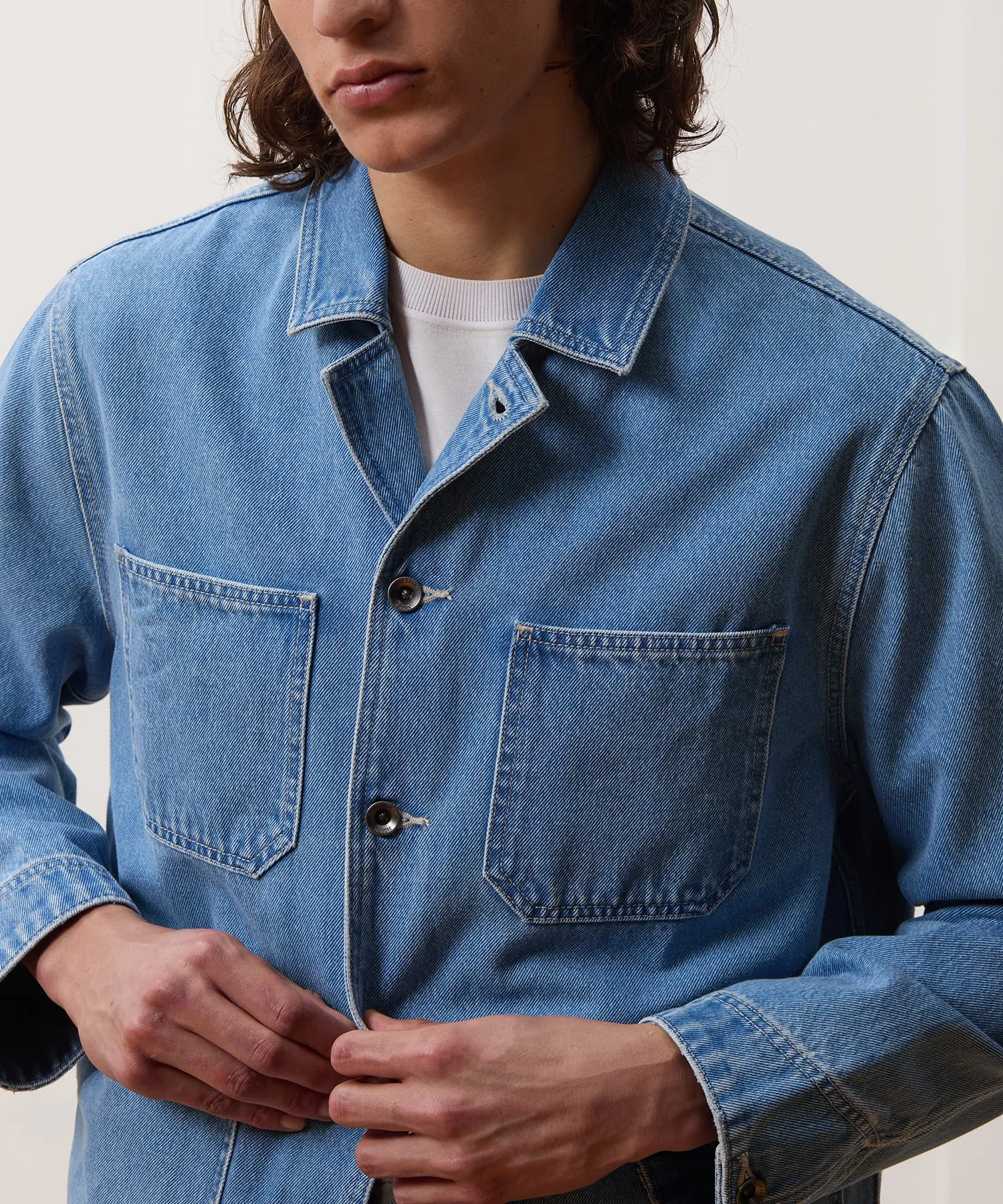 Denim Engineer Coat