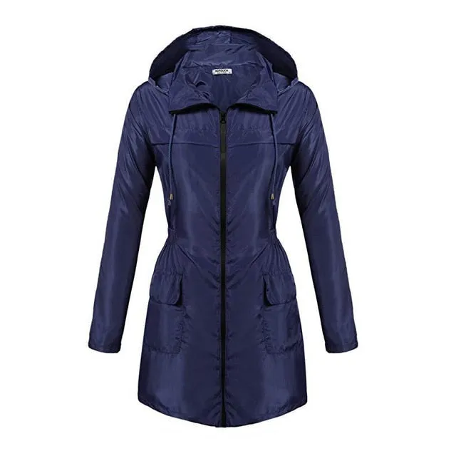 Polyester Women Raincoat Thickened Waterproof Rain Coat Women Clear Black Camping Waterproof Rainwear Rain Coats Suit