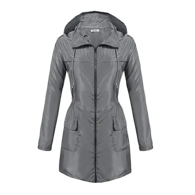 Polyester Women Raincoat Thickened Waterproof Rain Coat Women Clear Black Camping Waterproof Rainwear Rain Coats Suit