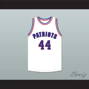 Reggie Reynolds 44 Will Foster High School Patriots White Basketball Jersey The Red Sneakers 2