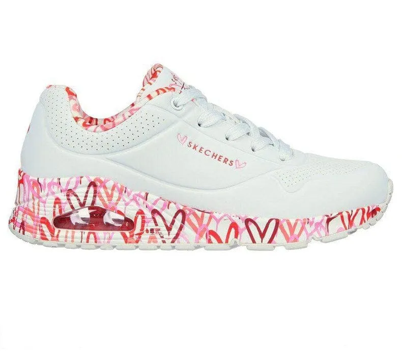 Skechers Uno Red PInk