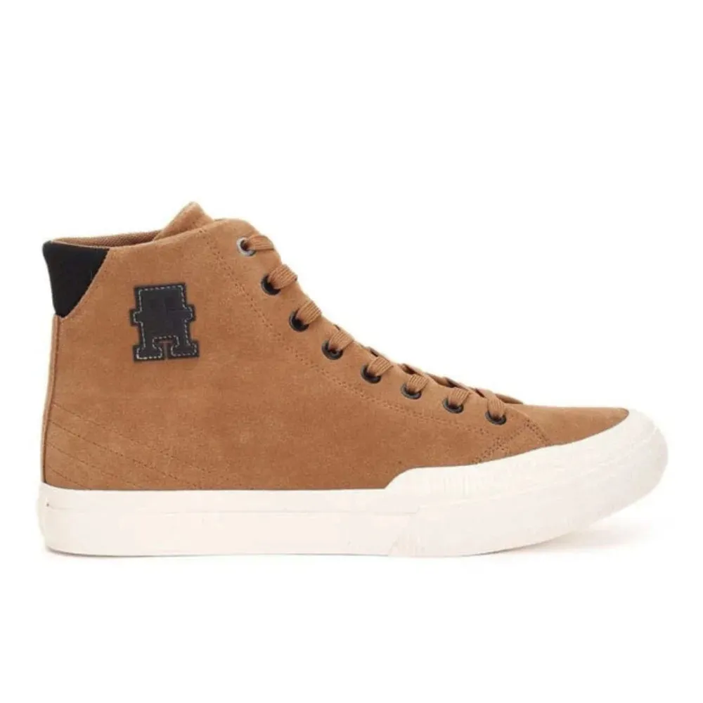 Tommy Hilfiger TH Hi Vulc Premium Suede Sneaker Men - TAN