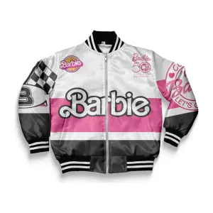 Women Barbie Racecar Bomber