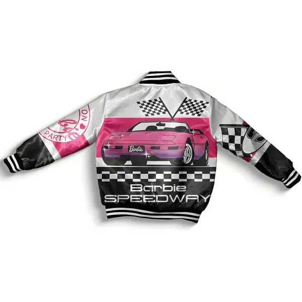 Women Barbie Racecar Bomber
